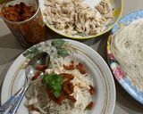 รูปขั้นตอนการทำที่ 7 ของ เส้นหมี่ไก่ฉีก สูตรดัดแปลงเอง