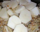 A picture of step 2 of Braised Cabbage and Potato.
