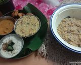 A picture of step 3 of Ven Pongal.