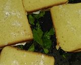 A picture of step 6 of Coconut Curd sandwiches.