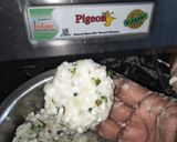 A picture of step 5 of Sabudana vada.