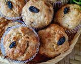 Foto langkah ke 6 dari resep Muffin Pisang Kismis Simple (Kukus & Panggang).
