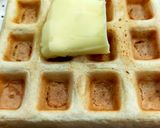 A picture of step 3 of Eggless Waffle.