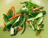 青椒快炒豬耳絲的食譜步驟1照片