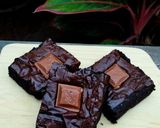 Foto langkah ke 9 dari resep Fudgy and Shiny Crust Brownies Panggang + Tips.