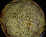 Foto del paso 6 de la receta: Pizza de pollo, tomatitos Cherri y champiñones