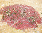 Foto del paso 2 de la receta: MILANESA A CABALLO CON RIENDAS. JON STYLE