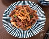 沙茶雙菇炒牛肉的食譜步驟4照片