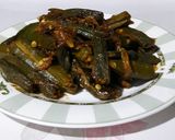 A picture of step 10 of Sweet N Sour Stir Fry Bhindi.