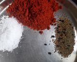 A picture of step 4 of Haldi ka Aachar (fresh turmeric pickle).