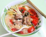 Hình bước làm 5 của món Bún sườn