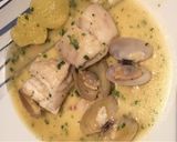 A picture of step 9 of Monkfish (or Hake) in Green Sauce with Clams.