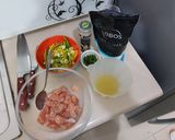 Foto del paso 1 de la receta: Ceviche de salmón colorido