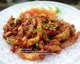รูปขั้นตอนการทำที่ 4 ของ หมูคลุกฝุ่น