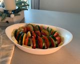 Cukkini & Paradicsom egytálétel/köret 🍅🥒🧀(egyszerű, könnyed húsmentes) recept fázis 4 fotója