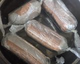 A picture of step 3 of Homemade Chicken sausage.