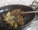 A picture of step 4 of Mutton Seekh kebab in pan.