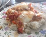 A picture of step 8 of SHAKSHUKA with twist.