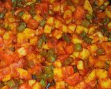 عکس مرحله 2 از دستور خوراک لوبیا گیاهی