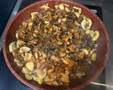A picture of step 3 of Dried mushroom Duxelles.