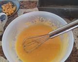 Foto del paso 2 de la receta: Budín de tangerina y durazno con arándanos, cerezas un sabor a naranja🫐🍋🍒🍑🍊