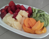 Foto del paso 5 de la receta: Tarta de frutas muy fácil y muy sana