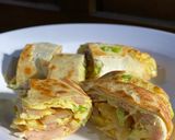 Foto langkah ke 11 dari resep Tortilla isi Telur dan Sosis (snack time).