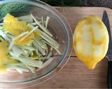 A picture of step 2 of Burrata and lemon fennel salad.