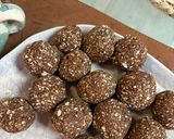 Foto del paso 1 de la receta: Súper trufas de avena y cacao amargo!Con dulce de leche