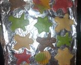 A picture of step 6 of Multi colour cookies.