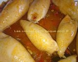 Foto del paso 5 de la receta Calamares rellenos con arroz y verduras