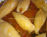 Foto del paso 5 de la receta: Calamares rellenos con arroz y verduras