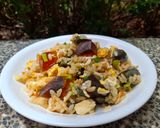 A picture of step 4 of Budget-Friendly Dish - Century Egg Fried Rice.