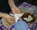 Foto langkah ke 3 dari resep Pangsit goreng.