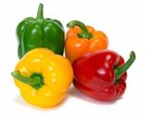 A picture of step 1 of Baked Soya Stuffed Capsicum Cups { A dish with lots of color}.
