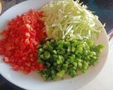 A picture of step 1 of Desi style Chinese rice.