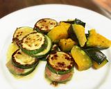 รูปขั้นตอนการทำที่ 4 ของ ซุกินีซาลามีเบอร์เกอร์