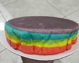 Foto langkah ke 5 dari resep Rainbow Cake Kukus.