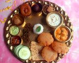 A picture of step 8 of Maharashtrian Special Shrikhand Puri Thali.