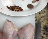 A picture of step 1 of Baked chicken leg peice iftar special.