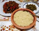 Une image de l'étape 3 de Sauté d'aubergines et haricots verts.