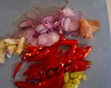 Foto langkah ke 3 dari resep ANTI PAHIT Tumis bunga pepaya (tumis kembang kates gantung).