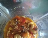 A picture of step 1 of Shahi paneer.
