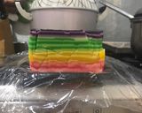 Foto langkah ke 4 dari resep Lapis Pelangi.
