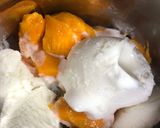 A picture of step 2 of Mango coconut chia pudding.