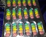 Foto langkah ke 8 dari resep Lidah kucing rainbow kokoh #bikinramadanberkesan 29.