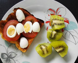 Foto del paso 3 de la receta: Tostadas con huevos de codorniz y tomate