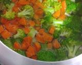 A picture of step 3 of Cheesy Rice Capsicum.