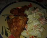 Foto del paso 13 de la receta: Papas mayo con pollo al tomate apanado