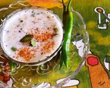 A picture of step 3 of Aloo ka Raita (Potato Yogurt Raita).